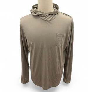 Free Fly Men's Bamboo Lightweight Hoodie in Sandstone